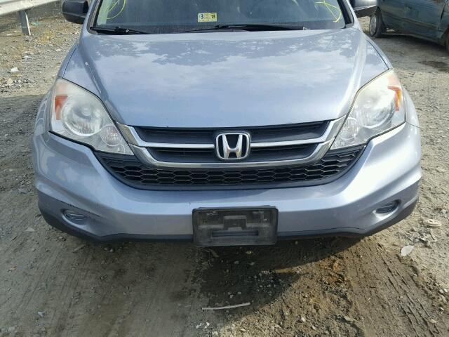 5J6RE4H30AL046789 - 2010 HONDA CR-V LX BLUE photo 9