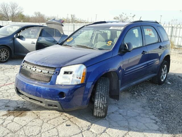 2CNDL13F076002679 - 2007 CHEVROLET EQUINOX LS BLUE photo 2