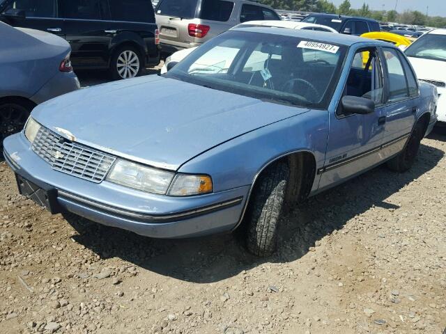 2G1WL54T2L1124162 - 1990 CHEVROLET LUMINA BLUE photo 2