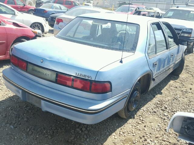 2G1WL54T2L1124162 - 1990 CHEVROLET LUMINA BLUE photo 4