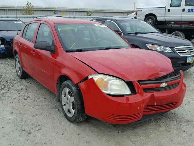 1G1AK52F557583685 - 2005 CHEVROLET COBALT RED photo 1