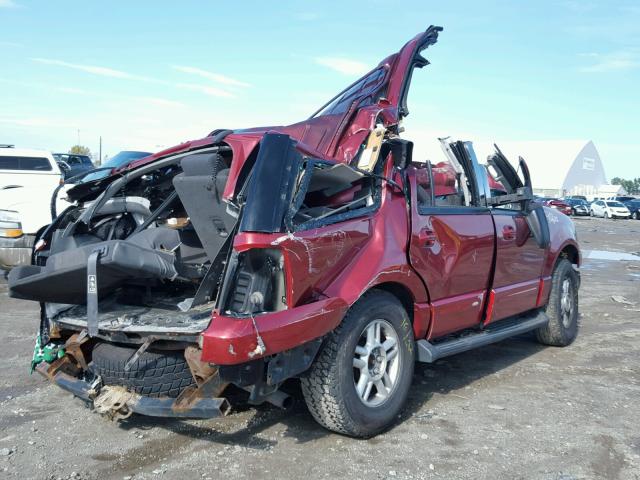 1FMPU16W93LB06854 - 2003 FORD EXPEDITION RED photo 4