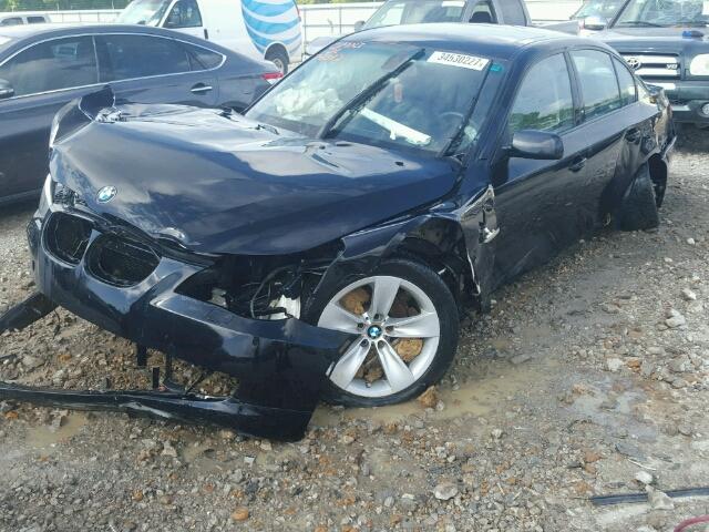 WBANU535X8CT06886 - 2008 BMW 528 I BLACK photo 2