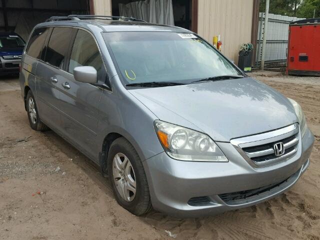 5FNRL38656B049682 - 2006 HONDA ODYSSEY EX BLUE photo 1