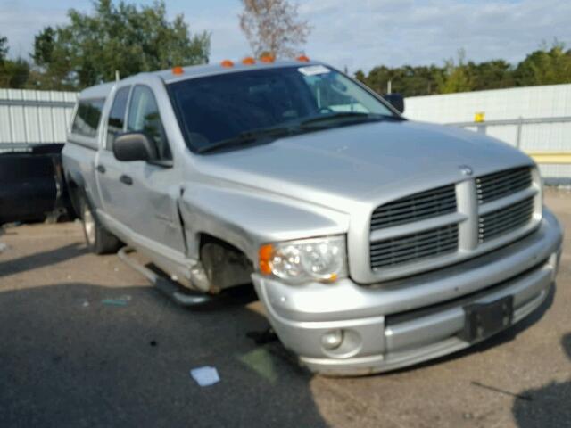 1D7HU18D05S145514 - 2005 DODGE RAM 1500 GRAY photo 1