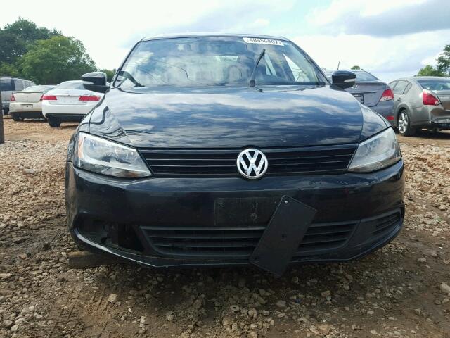 3VWDZ7AJXBM013052 - 2011 VOLKSWAGEN JETTA SE 黑色 照片 9