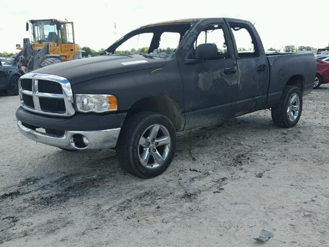 1D7HU18N52J161718 - 2002 DODGE RAM 1500 BLACK photo 2