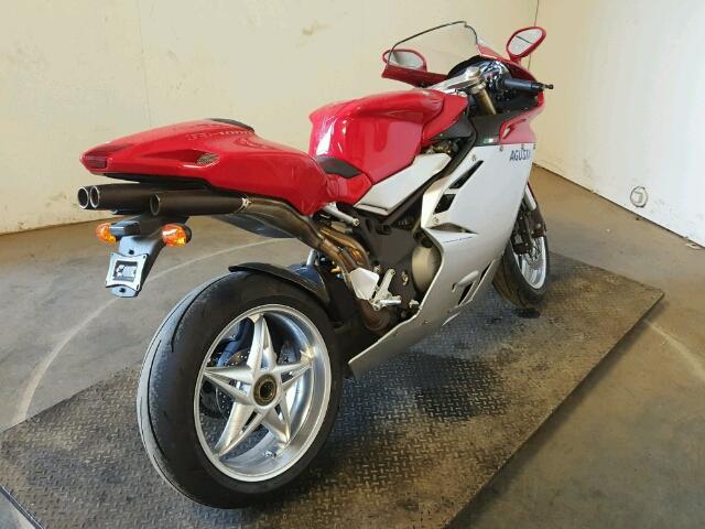 ZCGAKFGM95V100154 - 2005 M. V. AGUSTA MV AGUSTA/ RED photo 4