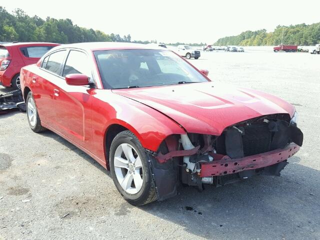 2C3CDXBG2CH155836 - 2012 DODGE CHARGER SE RED photo 1