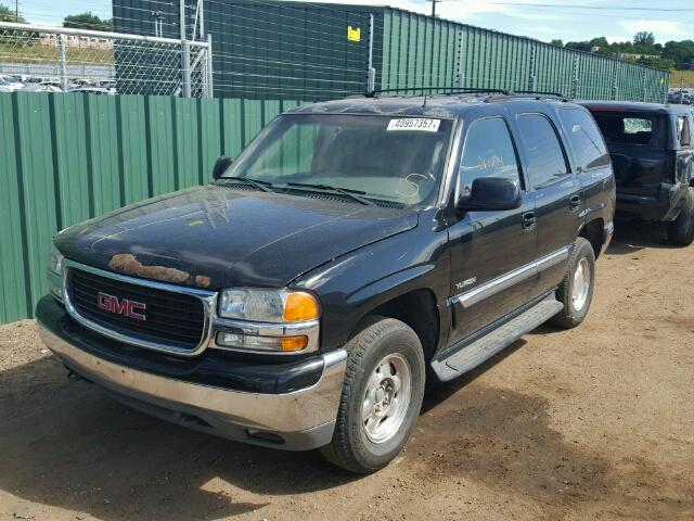 1GKEK13T92J179572 - 2002 GMC YUKON BLACK photo 2