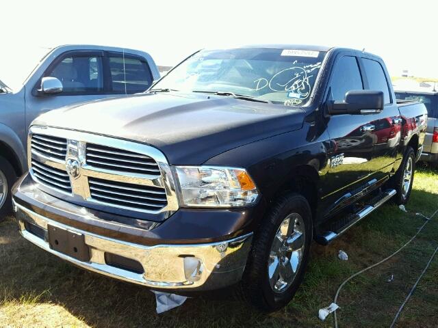1C6RR6LG6GS242161 - 2016 RAM 1500 SLT BLACK photo 2