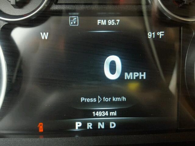 1C6RR6LG6GS242161 - 2016 RAM 1500 SLT BLACK photo 8