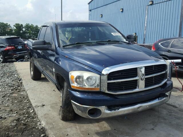 3D7KS28C76G116352 - 2006 DODGE RAM 2500 S BLUE photo 1