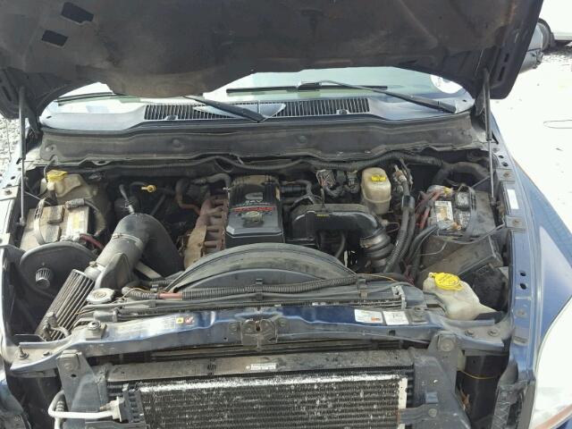 3D7KS28C76G116352 - 2006 DODGE RAM 2500 S BLUE photo 7