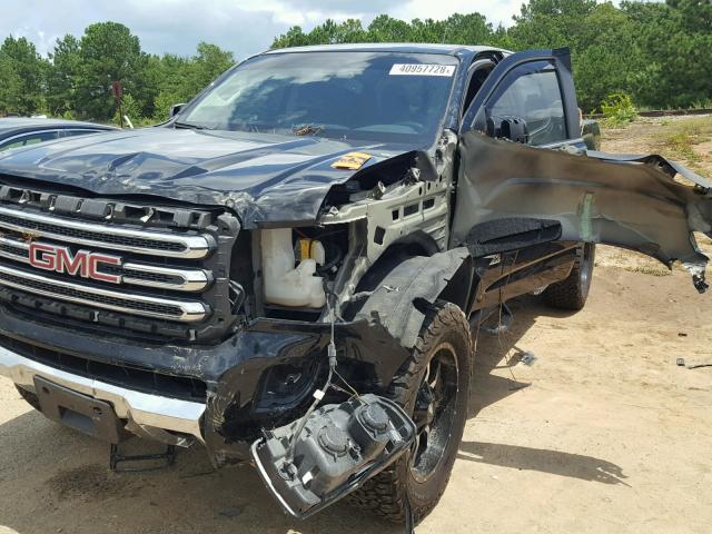 1GTG6CE3XG1274957 - 2016 GMC CANYON SLE BLACK photo 9