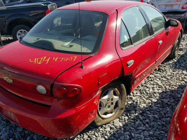 1G1JC52F047210792 - 2004 CHEVROLET CAVALIER RED photo 9