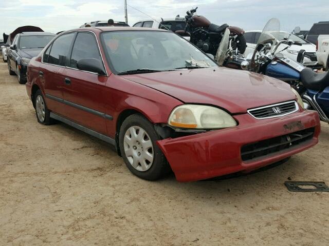 1HGEJ6675WL005567 - 1998 HONDA CIVIC BURGUNDY photo 1