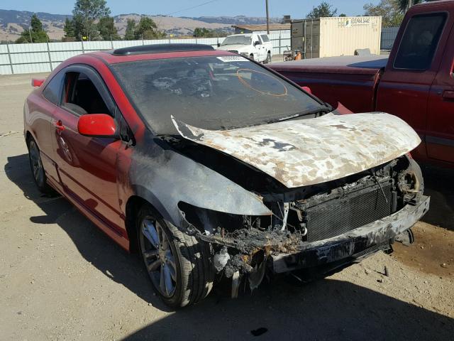 2HGFG21548H703198 - 2008 HONDA CIVIC SI RED photo 1