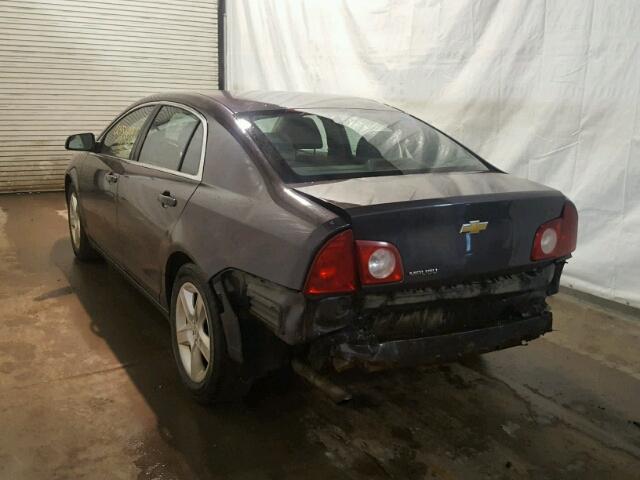 1G1ZA5E13BF120726 - 2011 CHEVROLET MALIBU LS ნაცრისფერი ფოტო 3