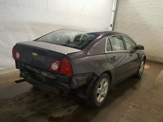 1G1ZA5E13BF120726 - 2011 CHEVROLET MALIBU LS ნაცრისფერი ფოტო 4