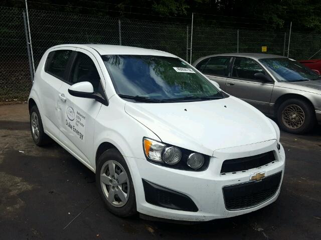 1G1JA6SH7F4105345 - 2015 CHEVROLET SONIC LS WHITE photo 1