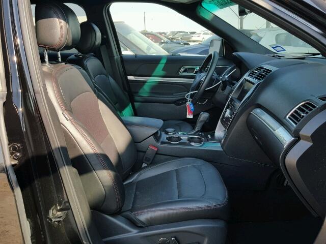 1FM5K8GT2GGC71363 - 2016 FORD EXPLORER S Սև լուսանկար 5