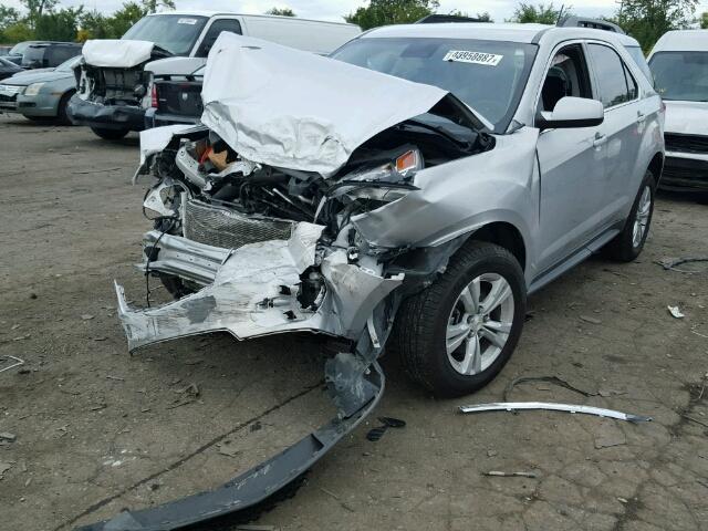 2GNALBEK2F1142601 - 2015 CHEVROLET EQUINOX SILVER photo 2