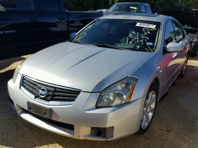 1N4BA41E07C806362 - 2007 NISSAN MAXIMA SILVER photo 2