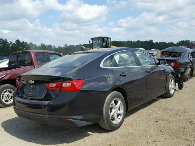 1G1ZB5ST5HF188375 - 2017 CHEVROLET MALIBU LS BLACK photo 4