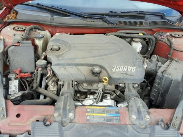 2G1WB58K389262855 - 2008 CHEVROLET IMPALA LS RED photo 7