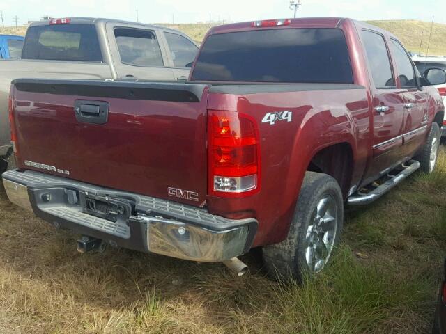 3GTP2VE79DG379254 - 2013 GMC SIERRA MAROON photo 4