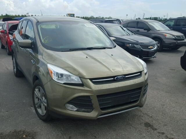 1FMCU0GX2EUA79266 - 2014 FORD ESCAPE SE GREEN photo 1