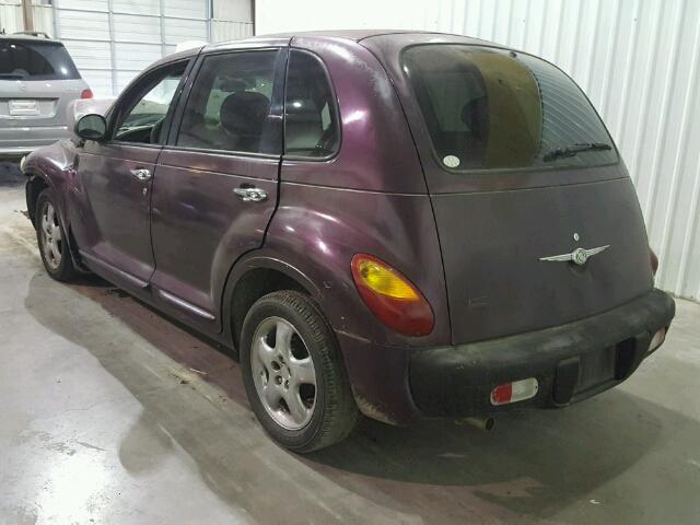 3C8FY4BBX1T293773 - 2001 CHRYSLER PT CRUISER PURPLE photo 3