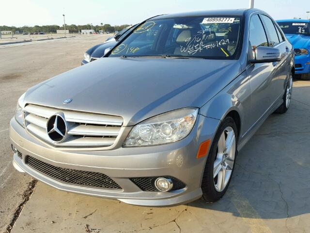 WDDGF5EB5AR089233 - 2010 MERCEDES-BENZ C 300 GRAY photo 2