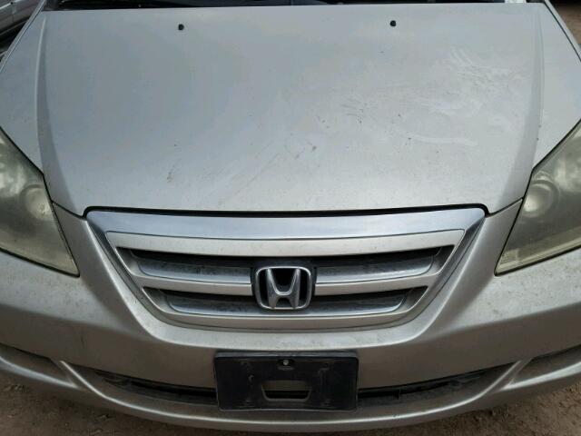 5FNRL38697B081696 - 2007 HONDA ODYSSEY SILVER photo 7