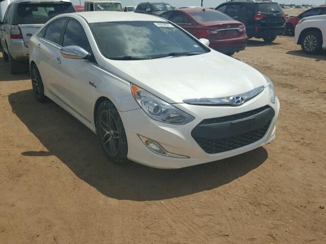 KMHEC4A41BA003388 - 2011 HYUNDAI SONATA HYB WHITE photo 1