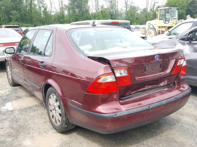 YS3EB49EX33033816 - 2003 SAAB 9-5 LINEAR RED photo 3