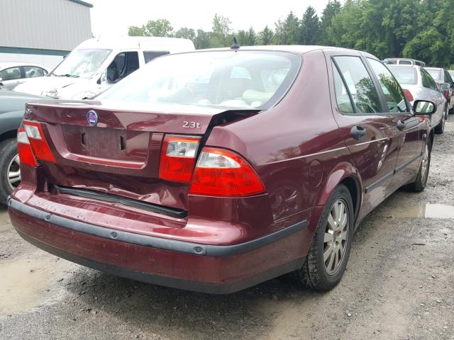 YS3EB49EX33033816 - 2003 SAAB 9-5 LINEAR RED photo 4