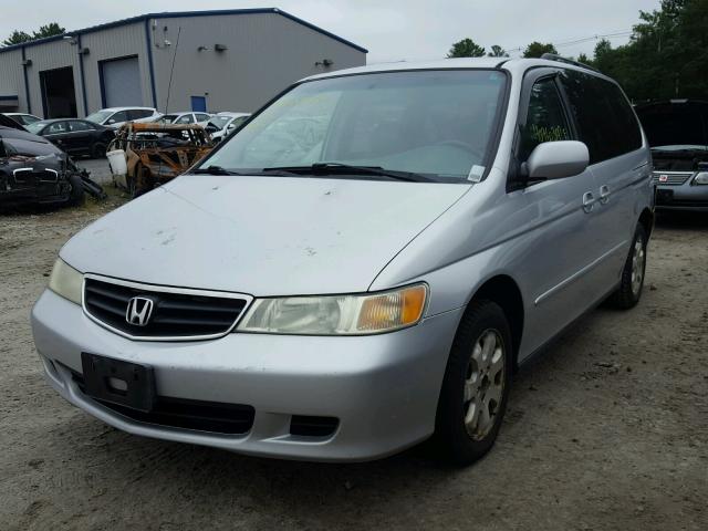 5FNRL18094B045647 - 2004 HONDA ODYSSEY SILVER photo 2