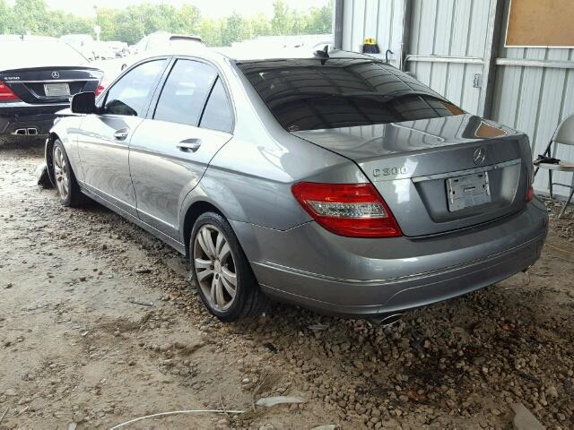 WDDGF54X68F072949 - 2008 MERCEDES-BENZ C300 SILVER photo 3