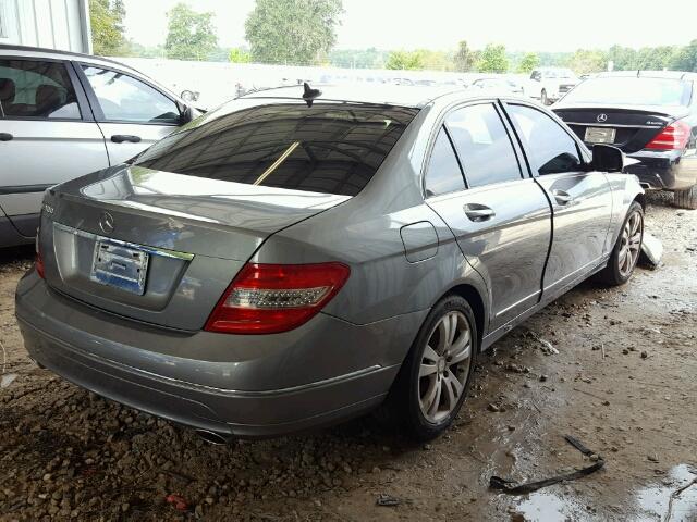 WDDGF54X68F072949 - 2008 MERCEDES-BENZ C300 SILVER photo 4