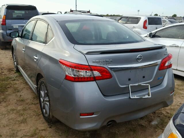 3N1AB7APXEY262112 - 2014 NISSAN SENTRA S SILVER photo 3