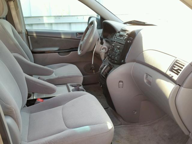 5TDZA23C15S315979 - 2005 TOYOTA SIENNA SILVER photo 5