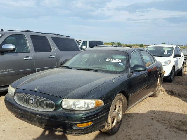 1G4HP54K124141254 - 2002 BUICK LESABRE CU GREEN photo 2