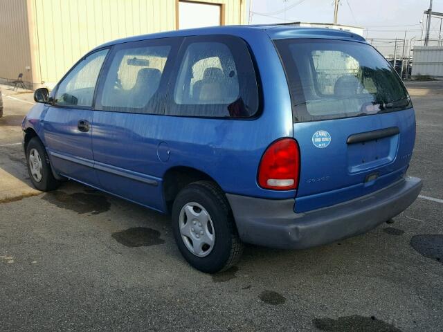 2B4FP25B8YR505746 - 2000 DODGE CARAVAN BLUE photo 3