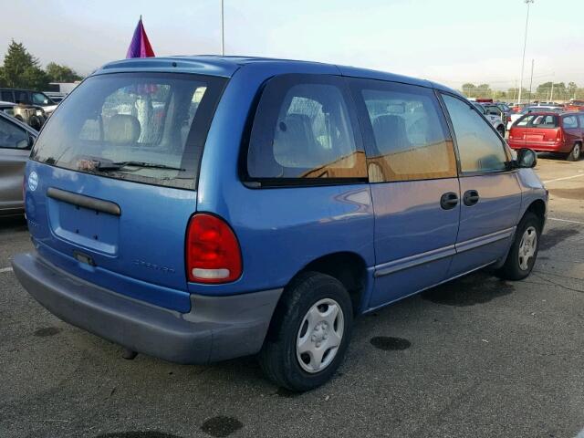 2B4FP25B8YR505746 - 2000 DODGE CARAVAN BLUE photo 4