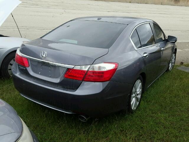 1HGCR2F83FA032036 - 2015 HONDA ACCORD EXL GRAY photo 4