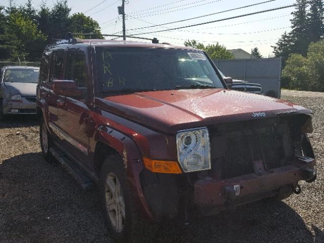 1J8HG58T39C505786 - 2009 JEEP COMMANDER RED photo 1
