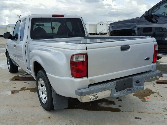 1FTYR44U43PB52016 - 2003 FORD RANGER SUP SILVER photo 3