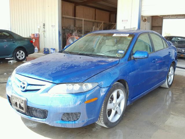 1YVHP84C275M24238 - 2007 MAZDA 6 I BLUE photo 2